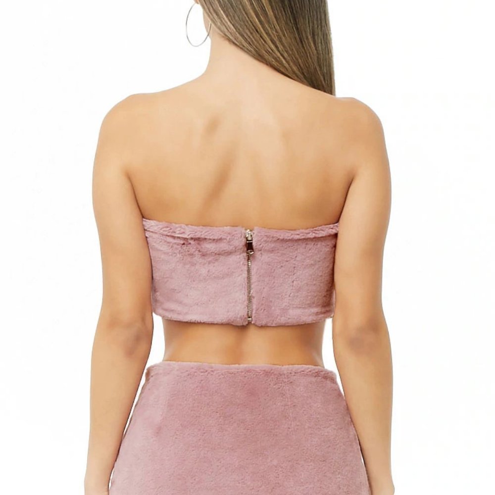 Faux Fur Tube Top (see matching Mini Skirt)! - Picture 3 of 5